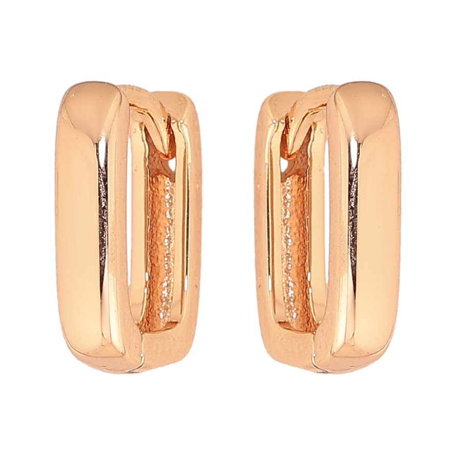 Сережки Xuping M&L колір 18K колечка "Овальні" фото №1 Сережки Xuping M&L колір 18K колечка "Овальні" фото №1