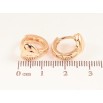 Серьги Xuping M&L цвет 18K колечки "Сердечки" фото №2
