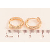 Сережки Xuping M&L колір 18K колечка "Банти" фото №2