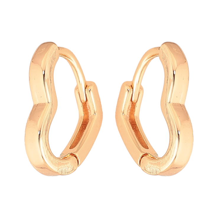 Сережки Xuping M&L колір 18K колечка "Сердечка" фото №19