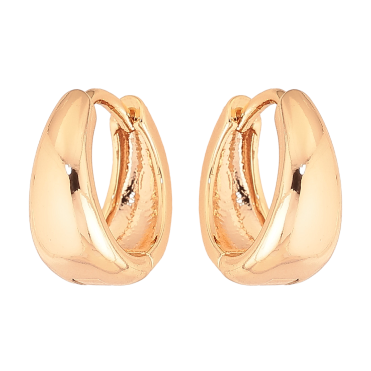 Сережки Xuping M&L колір 18K колечка "Класика" ø 14мм фото №17