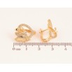 Серьги Xuping M&L цвет 18K английский замок "Бабочки" фото №2