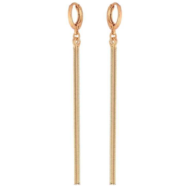 Сережки Xuping M&L колір 18К підвіски на колечках "Підвіски з ланцюжків" фото №22