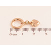 Серьги Xuping M&L цвет 18K подвески на колечках "Сердечка" фото №2 Серьги Xuping M&L цвет 18K подвески на колечках "Сердечка" фото №2