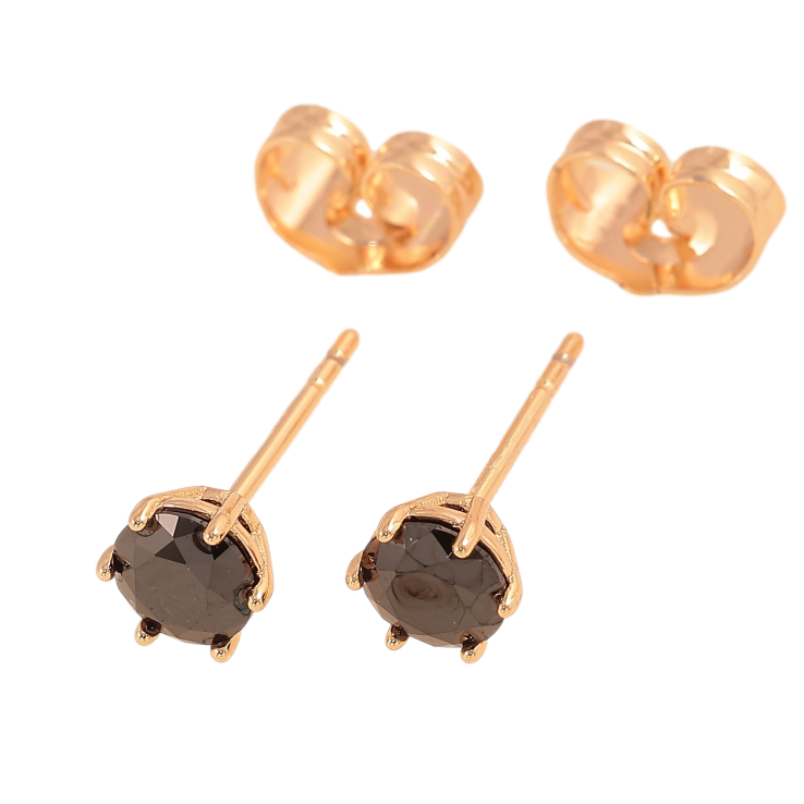 Серьги Xuping M&L цвет 18K пусеты "Черные кристаллы в 6-ти крапановой оправе" ø 5мм фото №14 Серьги Xuping M&L цвет 18K пусеты "Черные кристаллы в 6-ти крапановой оправе" ø 5мм фото №14