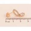 Серьги Xuping M&L цвет 18К пусеты "Кристальные подвески" фото №2 Серьги Xuping M&L цвет 18К пусеты "Кристальные подвески" фото №2
