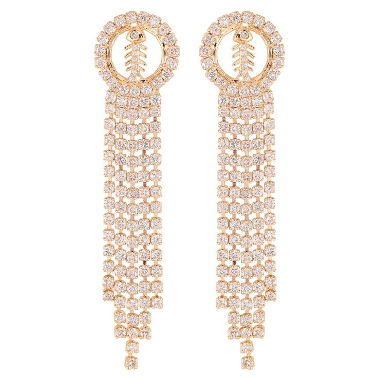 Серьги Xuping M&L цвет 18K пусеты "Кристальные подвески" фото №14 Серьги Xuping M&L цвет 18K пусеты "Кристальные подвески" фото №14