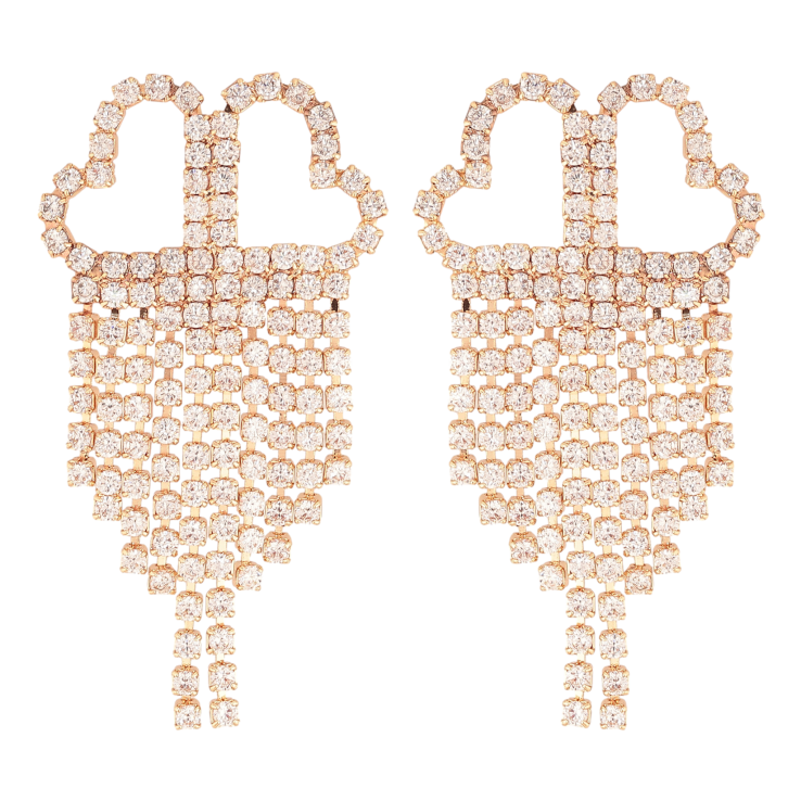 Серьги Xuping M&L цвет 18K пусеты "Кристальные подвески" фото №12 Серьги Xuping M&L цвет 18K пусеты "Кристальные подвески" фото №12