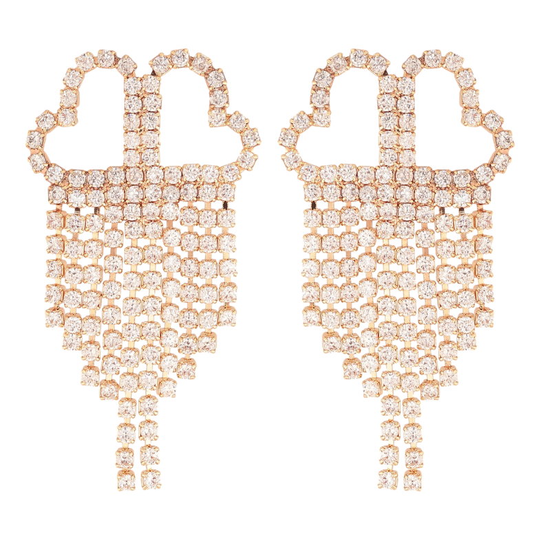 Серьги Xuping M&L цвет 18K пусеты "Кристальные подвески" фото №1 Серьги Xuping M&L цвет 18K пусеты "Кристальные подвески" фото №1