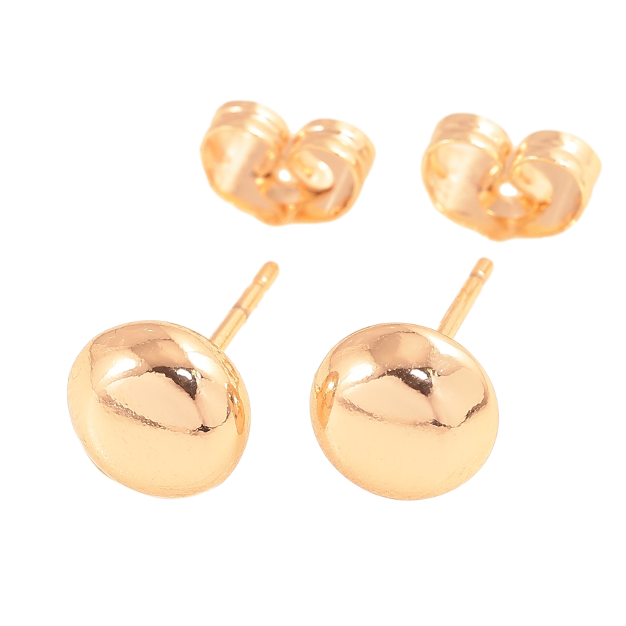 Серьги Xuping M&L цвет 18K пусеты "Круги" ø 8мм фото №1 Серьги Xuping M&L цвет 18K пусеты "Круги" ø 8мм фото №1