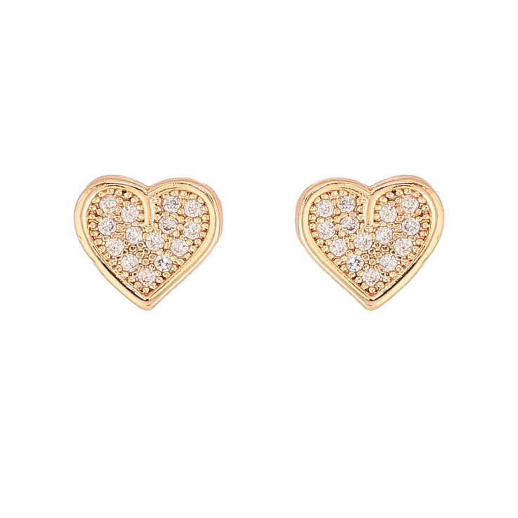 Серьги Xuping M&L цвет 18K пусеты "Сердечки с кристаллами" фото №21 Серьги Xuping M&L цвет 18K пусеты "Сердечки с кристаллами" фото №21