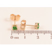Серьги Xuping M&L цвет 18K пусеты "Зеленые кристаллы" 3х3мм фото №2 Серьги Xuping M&L цвет 18K пусеты "Зеленые кристаллы" 3х3мм фото №2