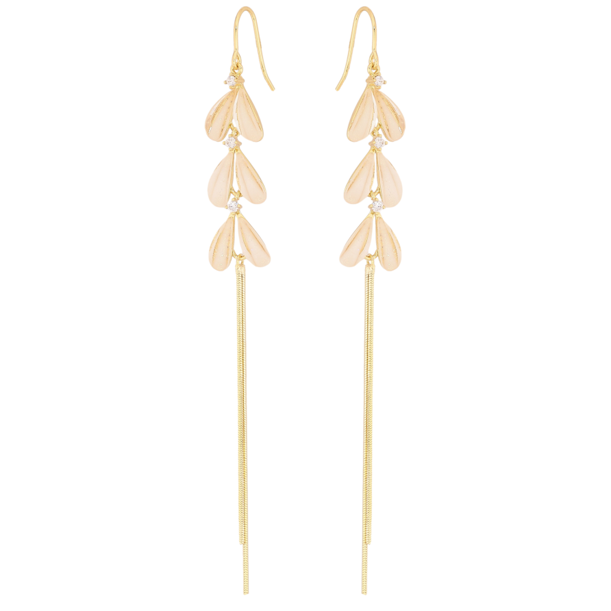 Сережки Xuping QQMM колір Позолота 14K французький замок "Декоративні підвіски" фото №1