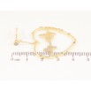 Сережки Xuping QQMM колір Позолота 14K пусети "Асиметричні серця з кардіограмою" фото №2