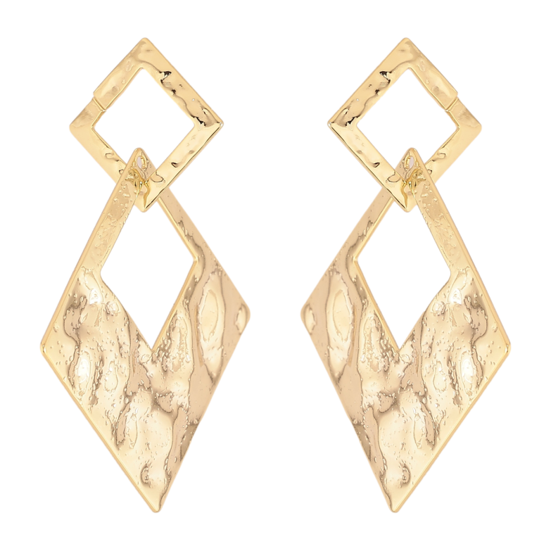 Сережки Xuping QQMM колір Позолота 14K пусети "Фігурні підвіски" фото №1 Сережки Xuping QQMM колір Позолота 14K пусети "Фігурні підвіски" фото №1