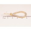 Сережки Xuping QQMM колір Позолота 14K пусети "Кристальні крапельки" фото №3