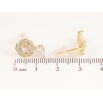 Сережки Xuping QQMM колір Позолота 14K пусети "Квіточки з кристалами" фото №2 Сережки Xuping QQMM колір Позолота 14K пусети "Квіточки з кристалами" фото №2