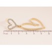 Сережки Xuping QQMM колір Позолота 14K пусети "Сердечки" фото №3