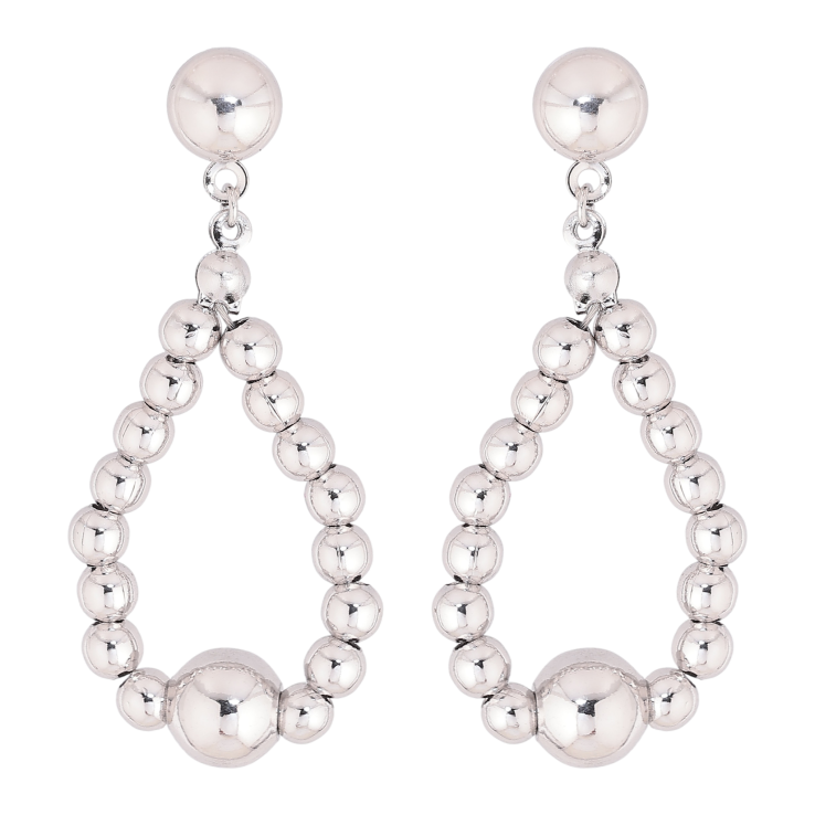 Серьги Xuping QQMM цвет Родий пусеты "Декоративные подвески" фото №7