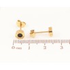 Серьги Xuping TTM Stainless Steel цвет 14K пусеты "Круги с узором циферблат" ø 6мм фото №2 Серьги Xuping TTM Stainless Steel цвет 14K пусеты "Круги с узором циферблат" ø 6мм фото №2