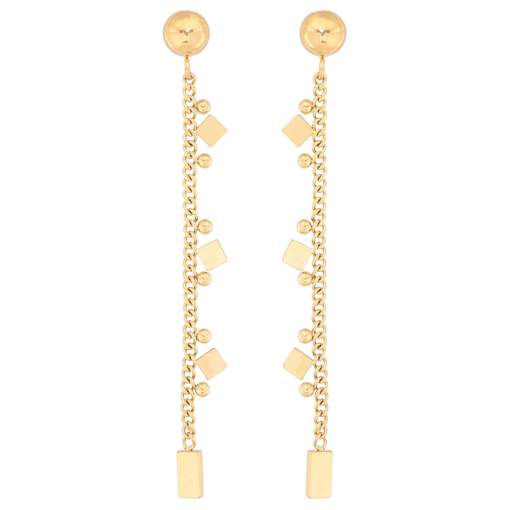 Серьги Xuping TTM Stainless Steel цвет 14К пусеты "Декоративные подвески" фото №12 Серьги Xuping TTM Stainless Steel цвет 14К пусеты "Декоративные подвески" фото №12