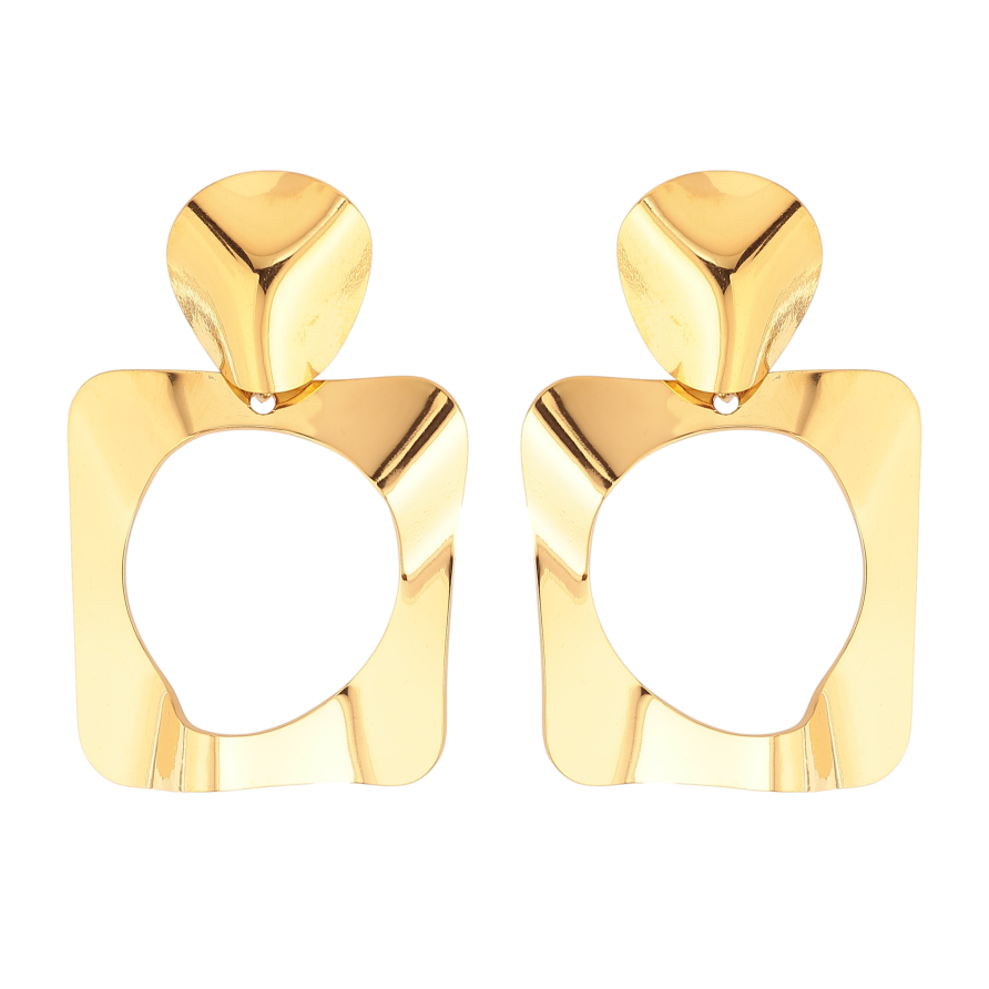 Серьги Xuping TTM Stainless Steel цвет 14К пусеты "Декоративные подвески" фото №1