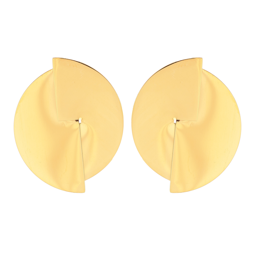 Серьги Xuping TTM Stainless Steel цвет 14К пусеты "Декоративные" фото №1