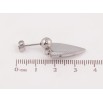Серьги Xuping TTM Stainless Steel цвет Родий пусеты "Сердечки" фото №2 Серьги Xuping TTM Stainless Steel цвет Родий пусеты "Сердечки" фото №2
