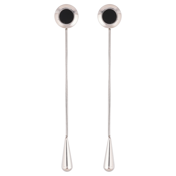 Серьги Xuping TTM Stainless Steel цвет Родий пусеты "Декоративные подвески" фото №17 Серьги Xuping TTM Stainless Steel цвет Родий пусеты "Декоративные подвески" фото №17