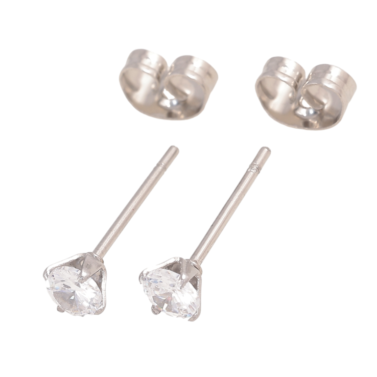 Серьги Xuping TTM Stainless Steel цвет Родий пусеты "Кристаллы в 4-х крапановой оправе" ø 4мм фото №20 Серьги Xuping TTM Stainless Steel цвет Родий пусеты "Кристаллы в 4-х крапановой оправе" ø 4мм фото №20