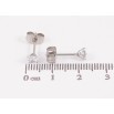 Серьги Xuping TTM Stainless Steel цвет Родий пусеты "Кристаллы в 4-х крапановой оправе" ø 4мм фото №2 Серьги Xuping TTM Stainless Steel цвет Родий пусеты "Кристаллы в 4-х крапановой оправе" ø 4мм фото №2