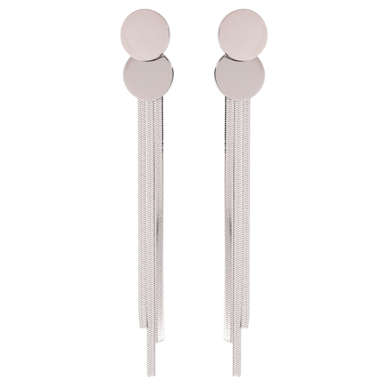Сережки Xuping TTM Stainless Steel колір Родій пусети "Декоративні підвіски" фото №1 Сережки Xuping TTM Stainless Steel колір Родій пусети "Декоративні підвіски" фото №1