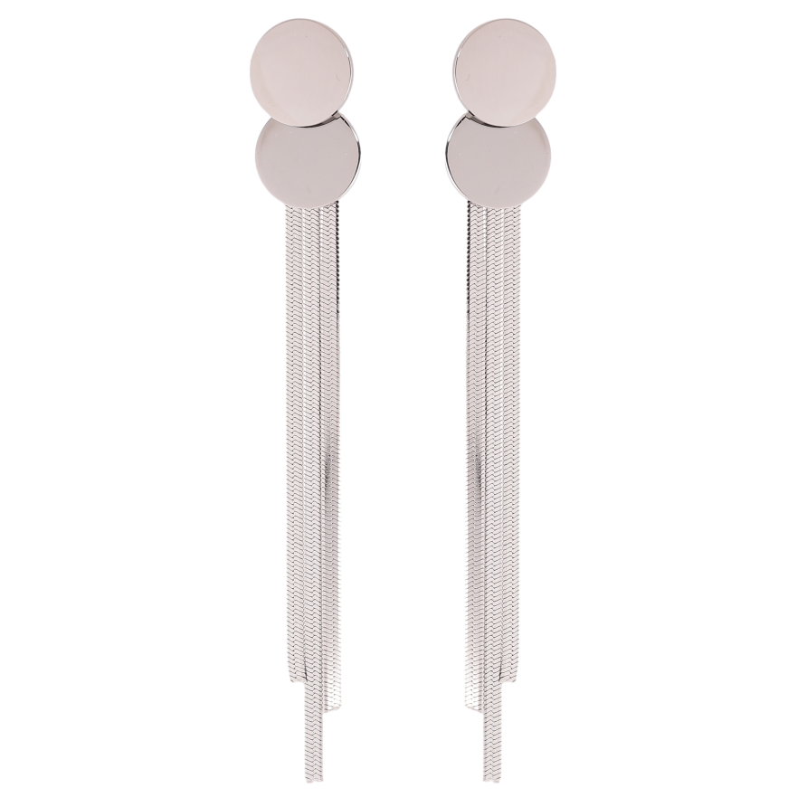 Серьги Xuping TTM Stainless Steel цвет Родий пусеты "Декоративные подвески" фото №1 Серьги Xuping TTM Stainless Steel цвет Родий пусеты "Декоративные подвески" фото №1