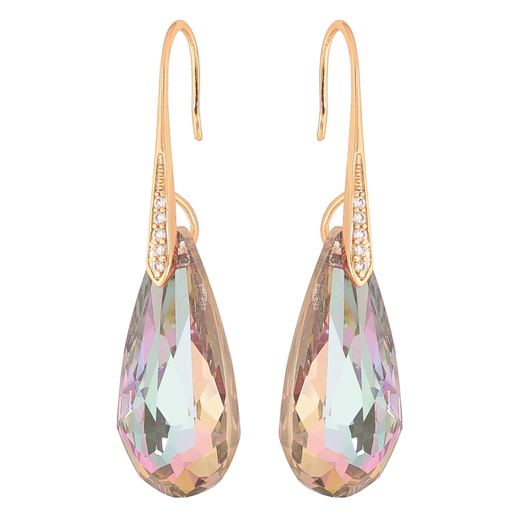 Серьги Xuping цвет 18K с кристаллами Swarovski французский замок "Кристаллы Paradise Shine" фото №14 Серьги Xuping цвет 18K с кристаллами Swarovski французский замок "Кристаллы Paradise Shine" фото №14