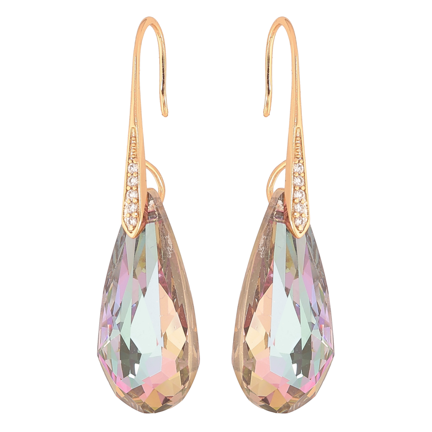 Серьги Xuping цвет 18K с кристаллами Swarovski французский замок "Кристаллы Paradise Shine" фото №1 Серьги Xuping цвет 18K с кристаллами Swarovski французский замок "Кристаллы Paradise Shine" фото №1