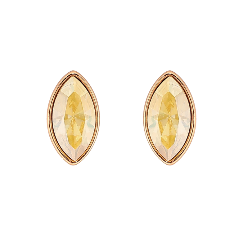 Сережки Xuping колір 18K з кристалами Swarovski пусети "Кристал Jonquil АВ в ограновуванні Маркіз" фото №1 Сережки Xuping колір 18K з кристалами Swarovski пусети "Кристал Jonquil АВ в ограновуванні Маркіз" фото №1