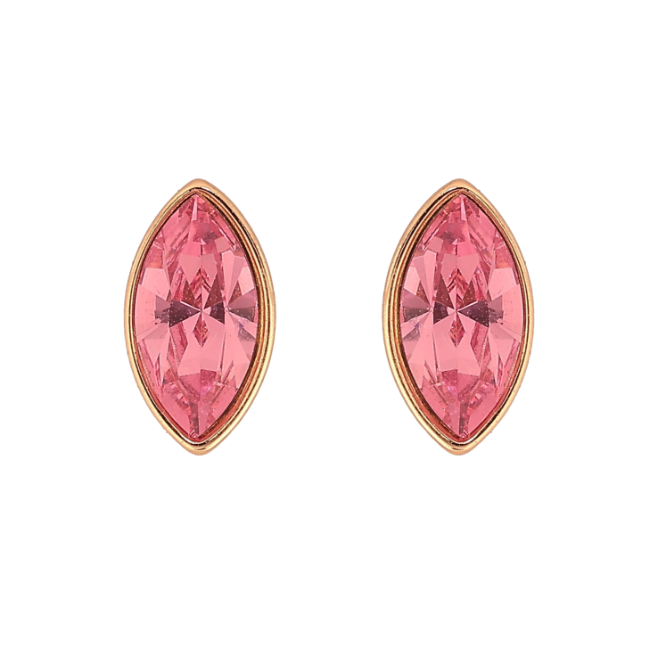 Сережки Xuping колір 18K з кристалами Swarovski пусети "Кристал Rose в ограновуванні Маркіз" фото №10 Сережки Xuping колір 18K з кристалами Swarovski пусети "Кристал Rose в ограновуванні Маркіз" фото №10