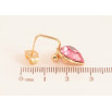 Серьги Xuping цвет 18K с кристаллами Swarovski пусеты "Кристальные сердечки Rose" фото №3 Серьги Xuping цвет 18K с кристаллами Swarovski пусеты "Кристальные сердечки Rose" фото №3