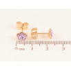 Серьги Xuping цвет 18K с кристаллами Swarovski пусеты "Цветочки Provence Lavender" фото №2 Серьги Xuping цвет 18K с кристаллами Swarovski пусеты "Цветочки Provence Lavender" фото №2