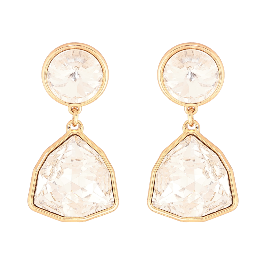Серьги Xuping цвет 18K с кристаллами Swarovski пусеты "Подвески с кристаллами Clear" фото №1 Серьги Xuping цвет 18K с кристаллами Swarovski пусеты "Подвески с кристаллами Clear" фото №1
