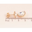 Серьги Xuping цвет 18K с кристаллами Swarovski пусеты "Подвески с кристаллами Clear" фото №2 Серьги Xuping цвет 18K с кристаллами Swarovski пусеты "Подвески с кристаллами Clear" фото №2