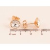 Серьги Xuping цвет 18K с кристаллами Swarovski пусеты "Кристаллы Clear" ø 10мм фото №2 Серьги Xuping цвет 18K с кристаллами Swarovski пусеты "Кристаллы Clear" ø 10мм фото №2