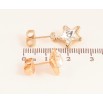 Серьги Xuping цвет 18K с кристаллами Swarovski пусеты "Ассиметричные звезды Clear" фото №2 Серьги Xuping цвет 18K с кристаллами Swarovski пусеты "Ассиметричные звезды Clear" фото №2