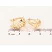 Сережки Xuping колір Позолота 14K англійський замок "Декоративний візерунок" фото №2 Сережки Xuping колір Позолота 14K англійський замок "Декоративний візерунок" фото №2