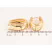 Сережки Xuping колір Позолота 14K колечка "Декоративні" фото №2 Сережки Xuping колір Позолота 14K колечка "Декоративні" фото №2