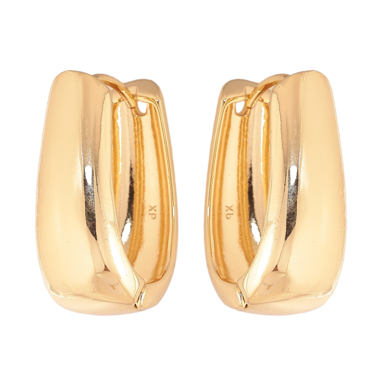 Сережки Xuping колір Позолота 14K колечка "Декоративні" фото №3 Сережки Xuping колір Позолота 14K колечка "Декоративні" фото №3
