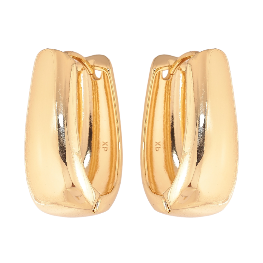 Сережки Xuping колір Позолота 14K колечка "Декоративні" фото №1 Сережки Xuping колір Позолота 14K колечка "Декоративні" фото №1