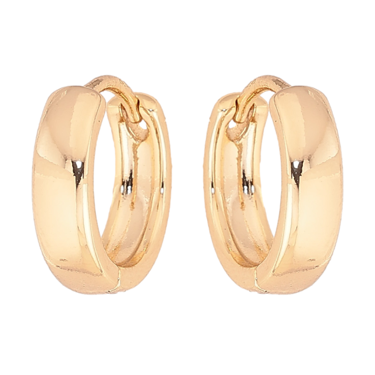 Сережки Xuping колір Позолота 14K колечка "Класика, шир. 3мм" ø 14мм фото №17