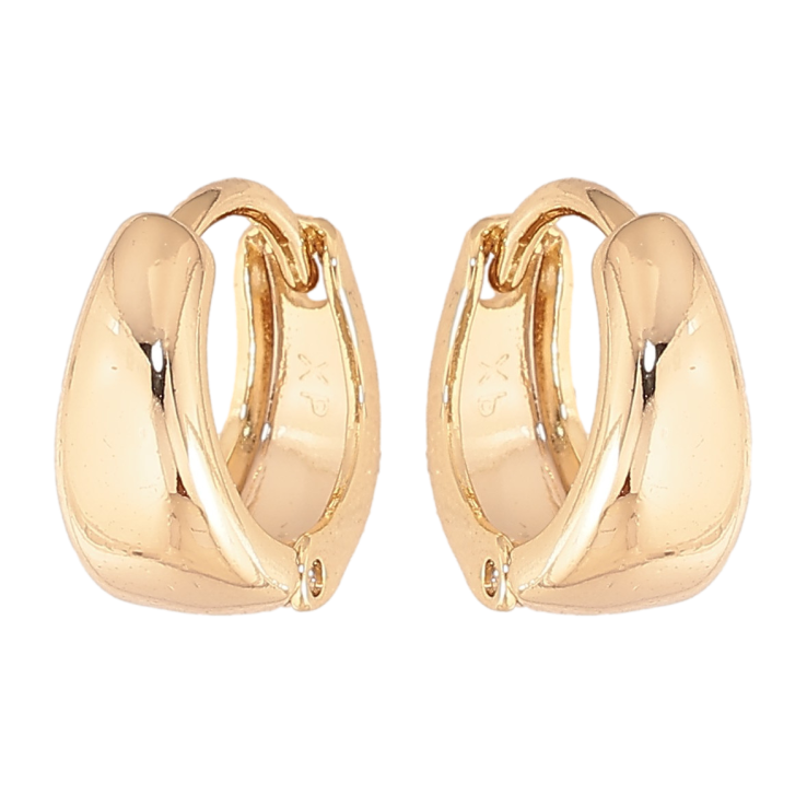 Серьги Xuping цвет Позолота 14K колечки "Классика" ø 12мм фото №15