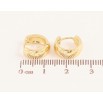 Сережки Xuping колір Позолота 14K колечка "Класика, шир. 5мм" ø 12мм фото №2 Сережки Xuping колір Позолота 14K колечка "Класика, шир. 5мм" ø 12мм фото №2